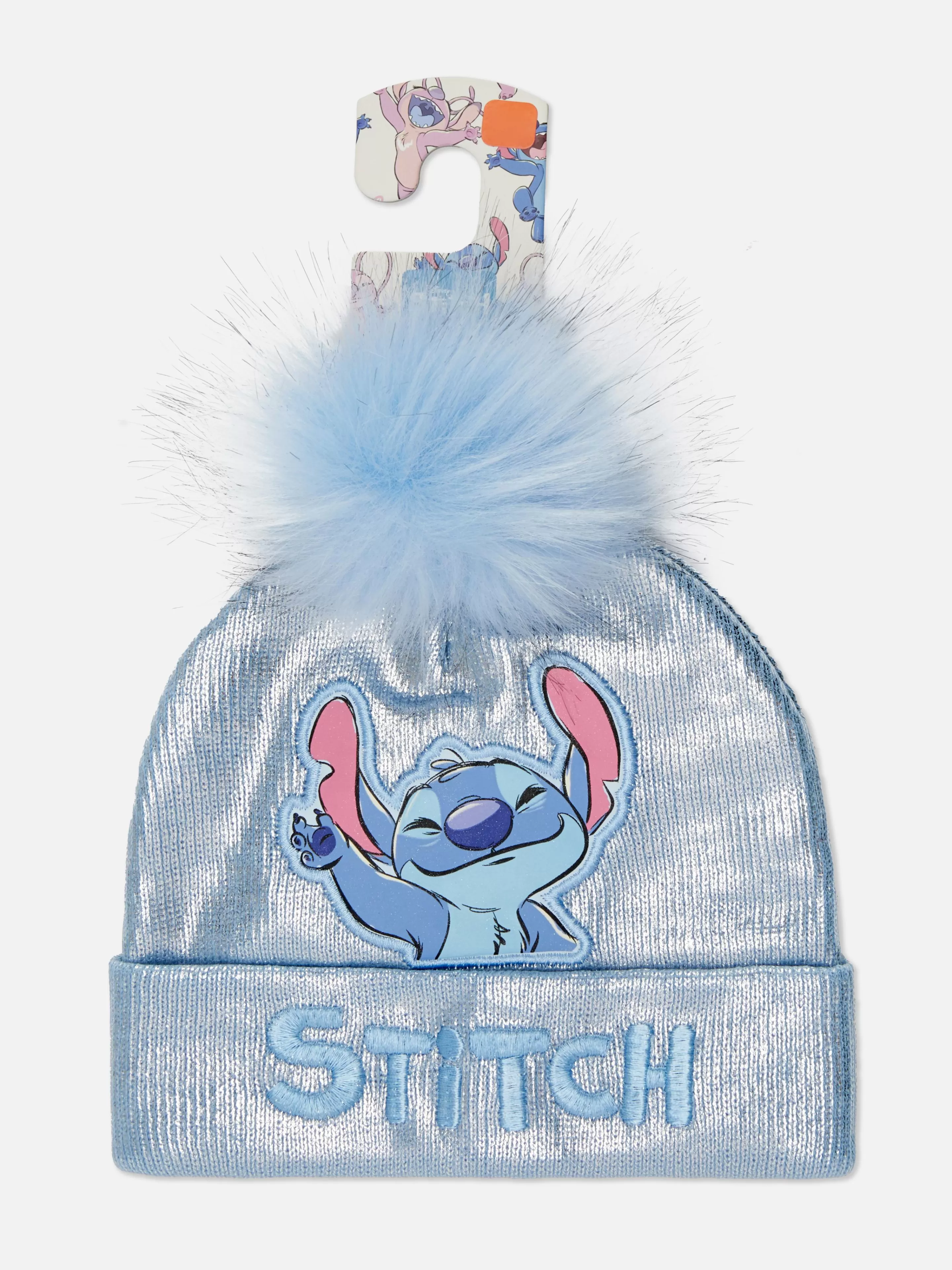 Set Invernale Stitch Disney - Berretto con Pompon, Guanti e Sciarpa in Argento by Primark