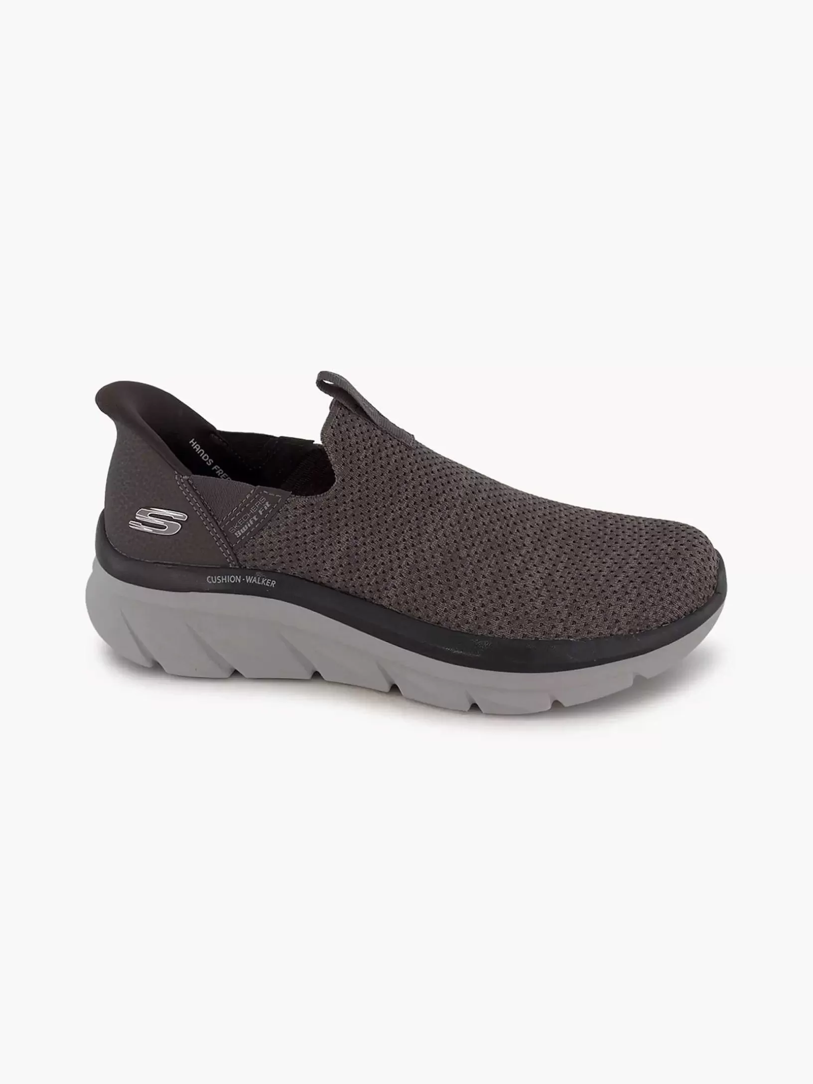 Skechers Uomo Scarpe Sportive Swift Fit Grigie - Design Senza Lacci, Passo Ultraleggero e Massimo Comfort 

（：，，