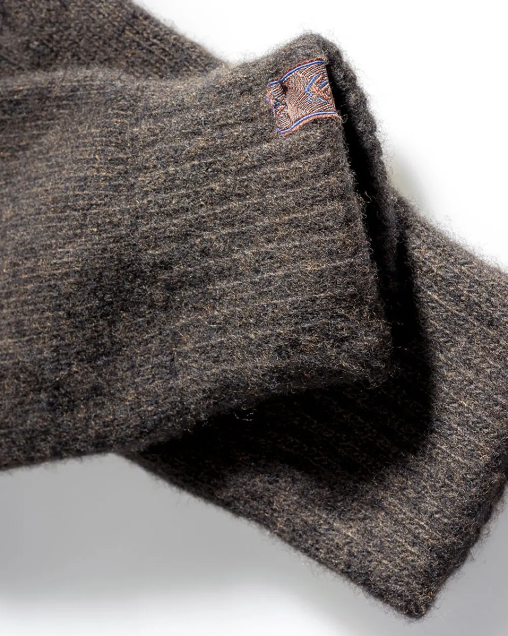 Floris van Bommel Guanti Uomo in Lana Naturale - Morbidi con Rifiniture Marrone Chiaro, Ideali per l'Inverno