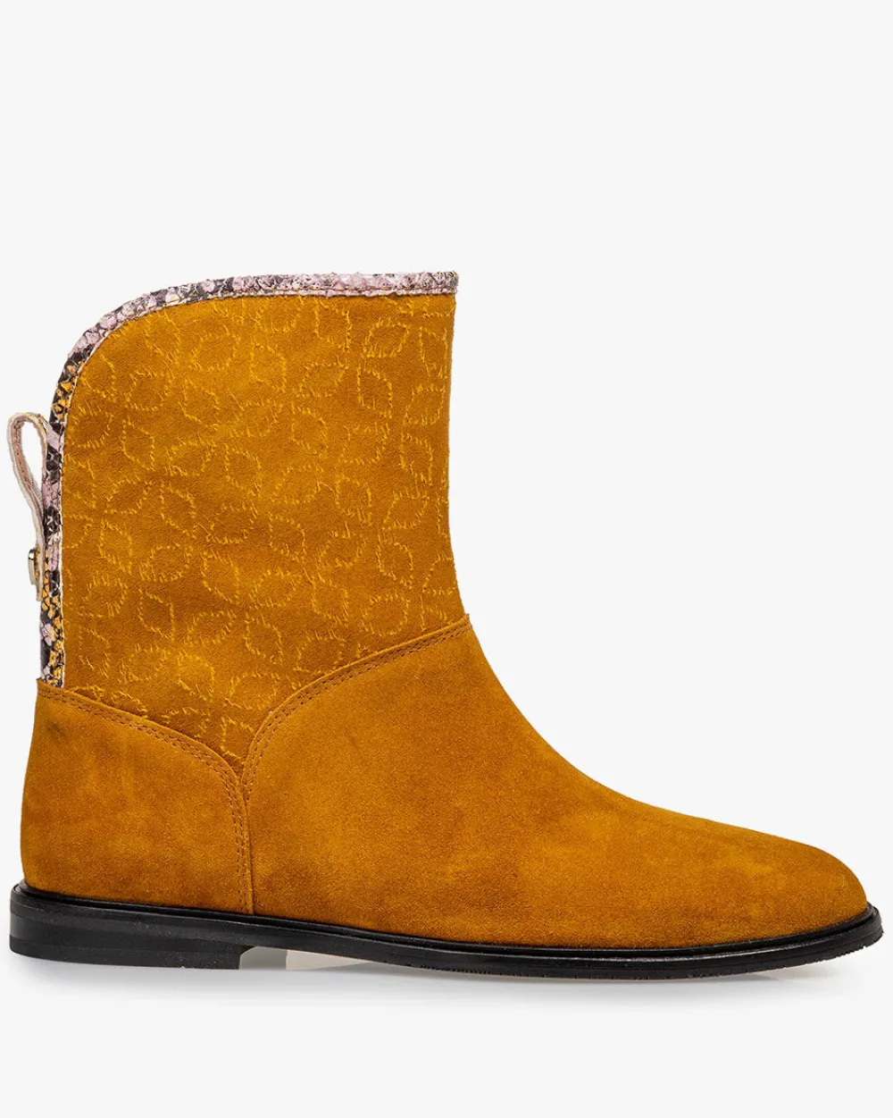 Floris van Bommel Immi 02.07 - Stivaletti alla caviglia donna con design moderno, collezione autunno/inverno 2024. Calzature eleganti in pelle morbida, disponibili in 4 tonalità. Tacco basso comodo per uso quotidiano.