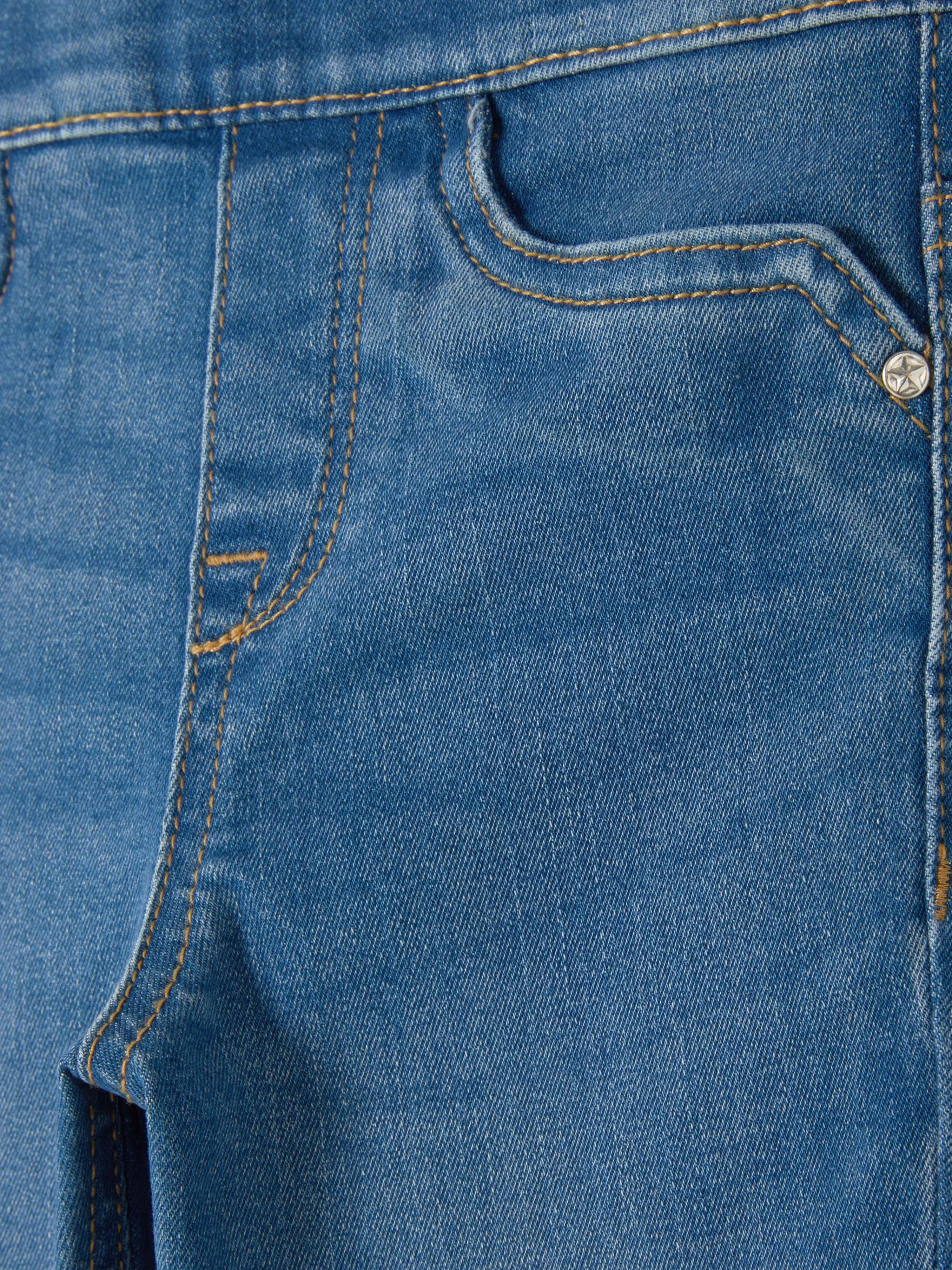 Jeans Elasticizzati Primark Jeggings in Tonalità Blu Denim - Vita Comoda e Morbida