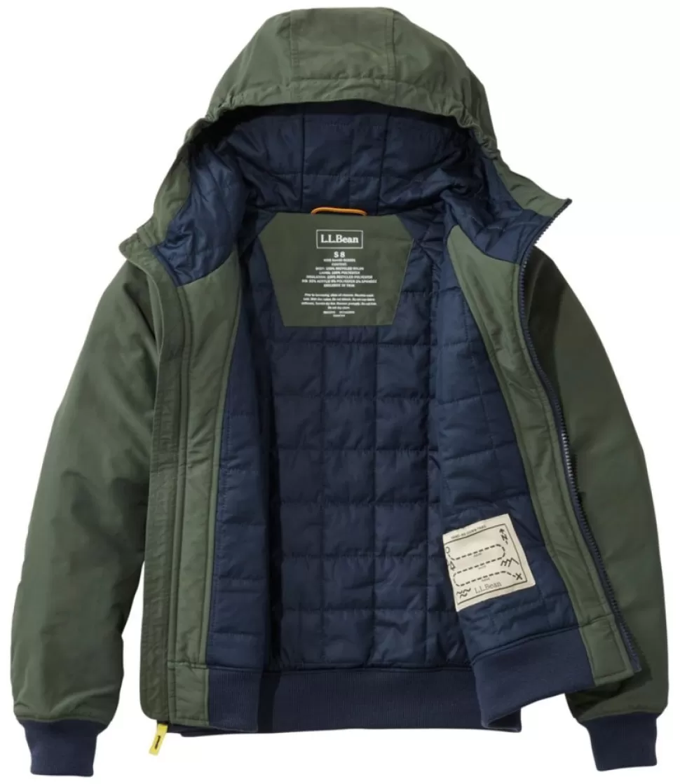 Giacca Termica Bambini con Cappuccio - Impermeabile e Morbida per Attività all'Aperto, Design Moderno per Inverno e Sport, Taglie 3-12 Anni (Colori Unisex)