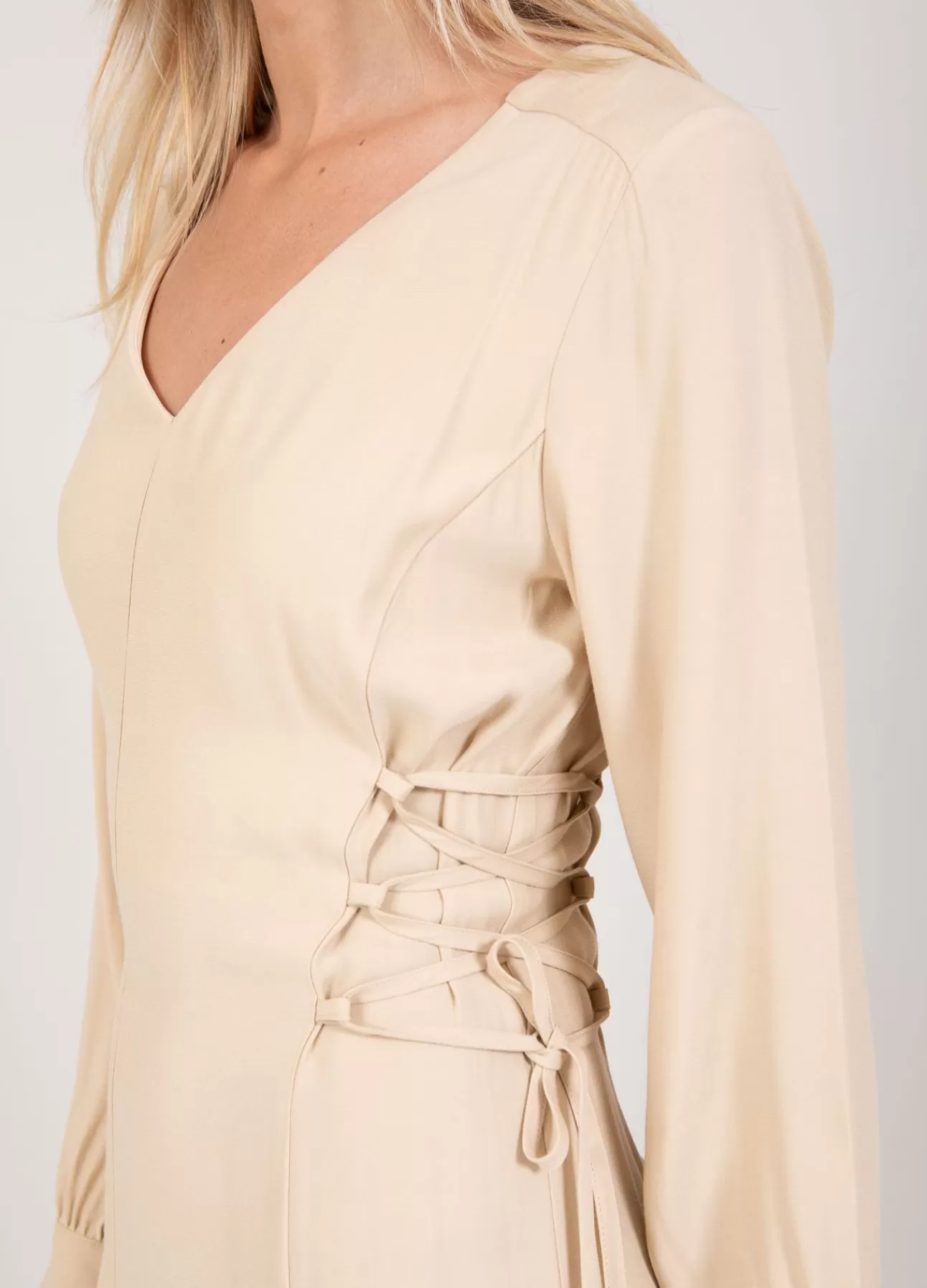 Abito Donna Copenhagen con Lacci Regolabili e Fiocco Elegante - Stile Coster