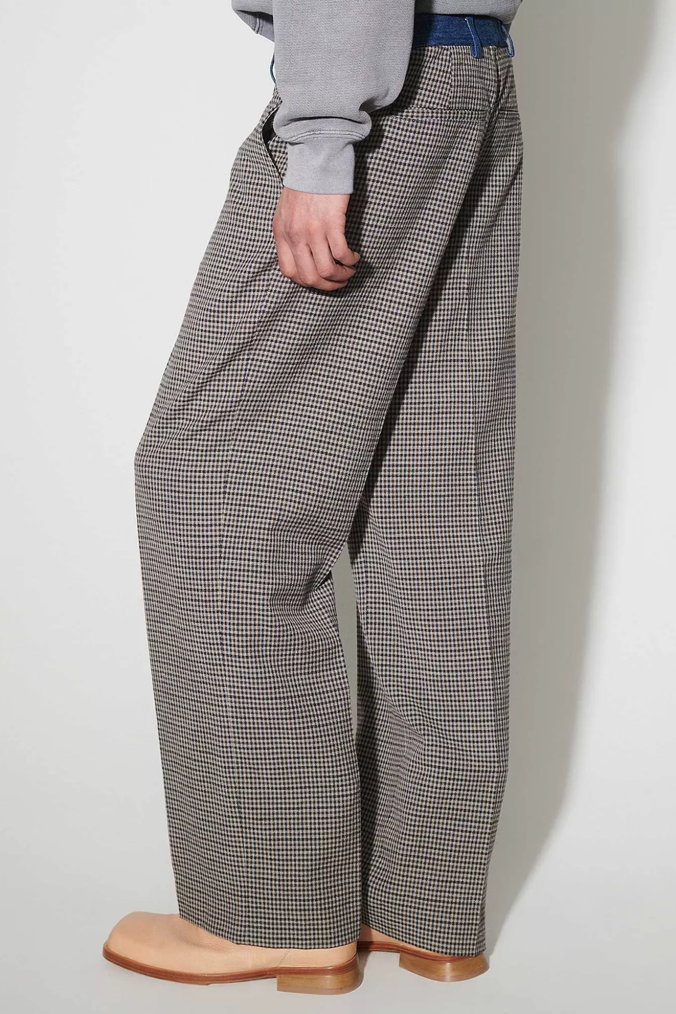 Pantaloni Eleganti in Lana con Quadri Stile Classico - Byxor Iconici da Uomo per Uno Stile Senza Tempo