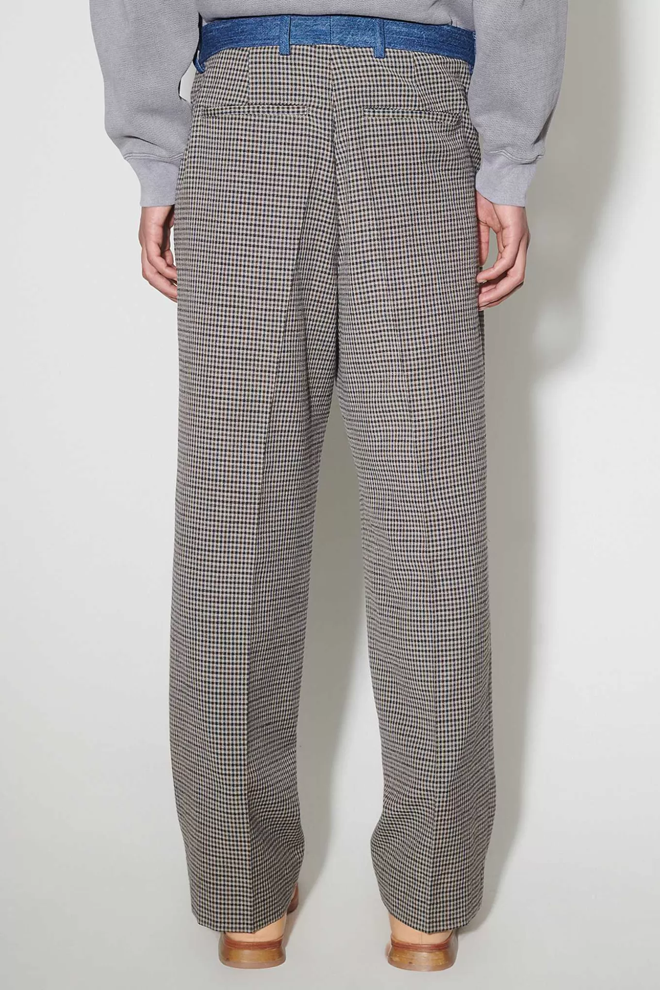 Pantaloni Eleganti in Lana con Quadri Stile Classico - Byxor Iconici da Uomo per Uno Stile Senza Tempo