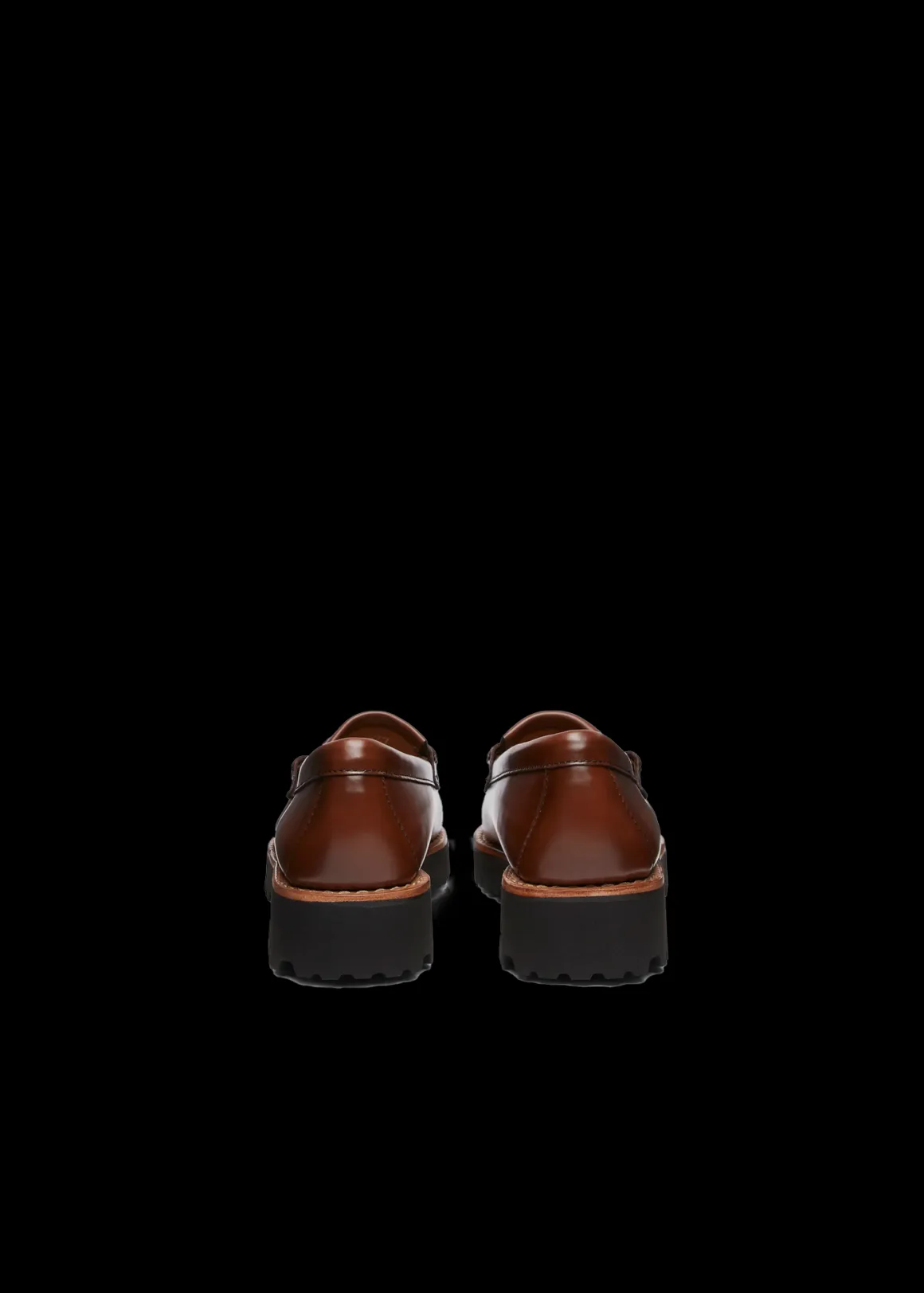 Mocassini Eleganti con Plateau in Pelle Marrone Scuro - Vanilia Collection Scarpe Classiche in Saldo