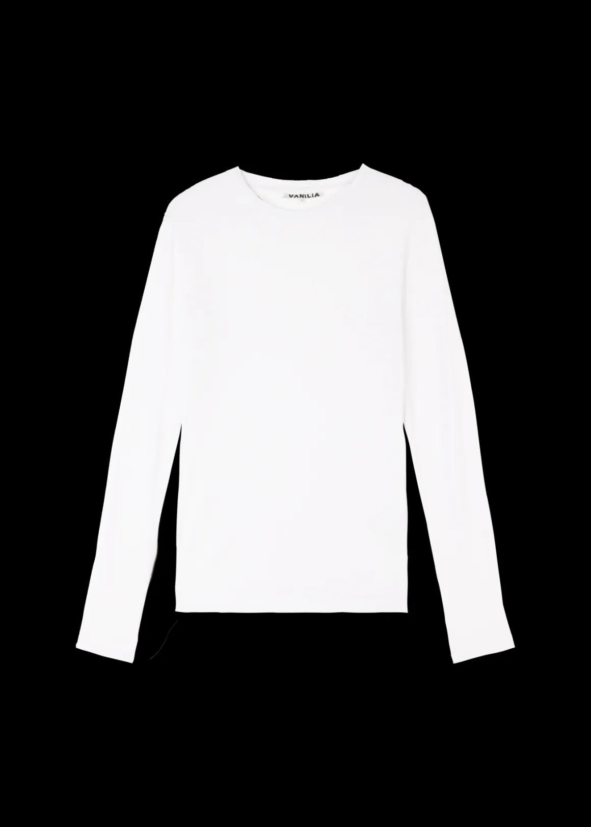 VANILIA Maglia Lunghissima in Lyocell con Dettagli a Costine - Bianco Avorio, Tatto di Primavera con Comodità Senza Tempo