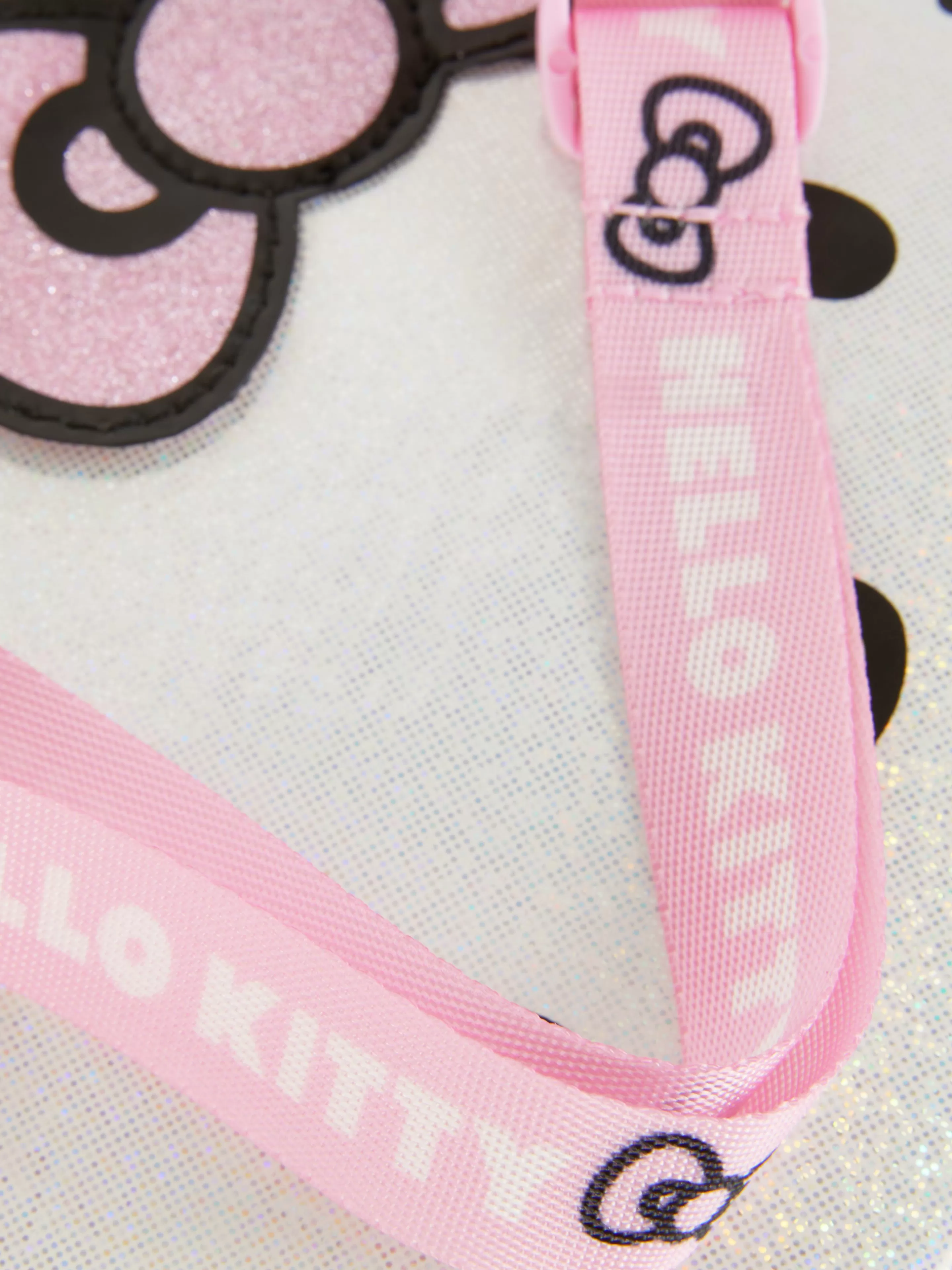 Borsa a tracolla ispirata a Hello Kitty - design minimal con fiocco, colore bianco brillante - collezione Primavera/Estate Primark