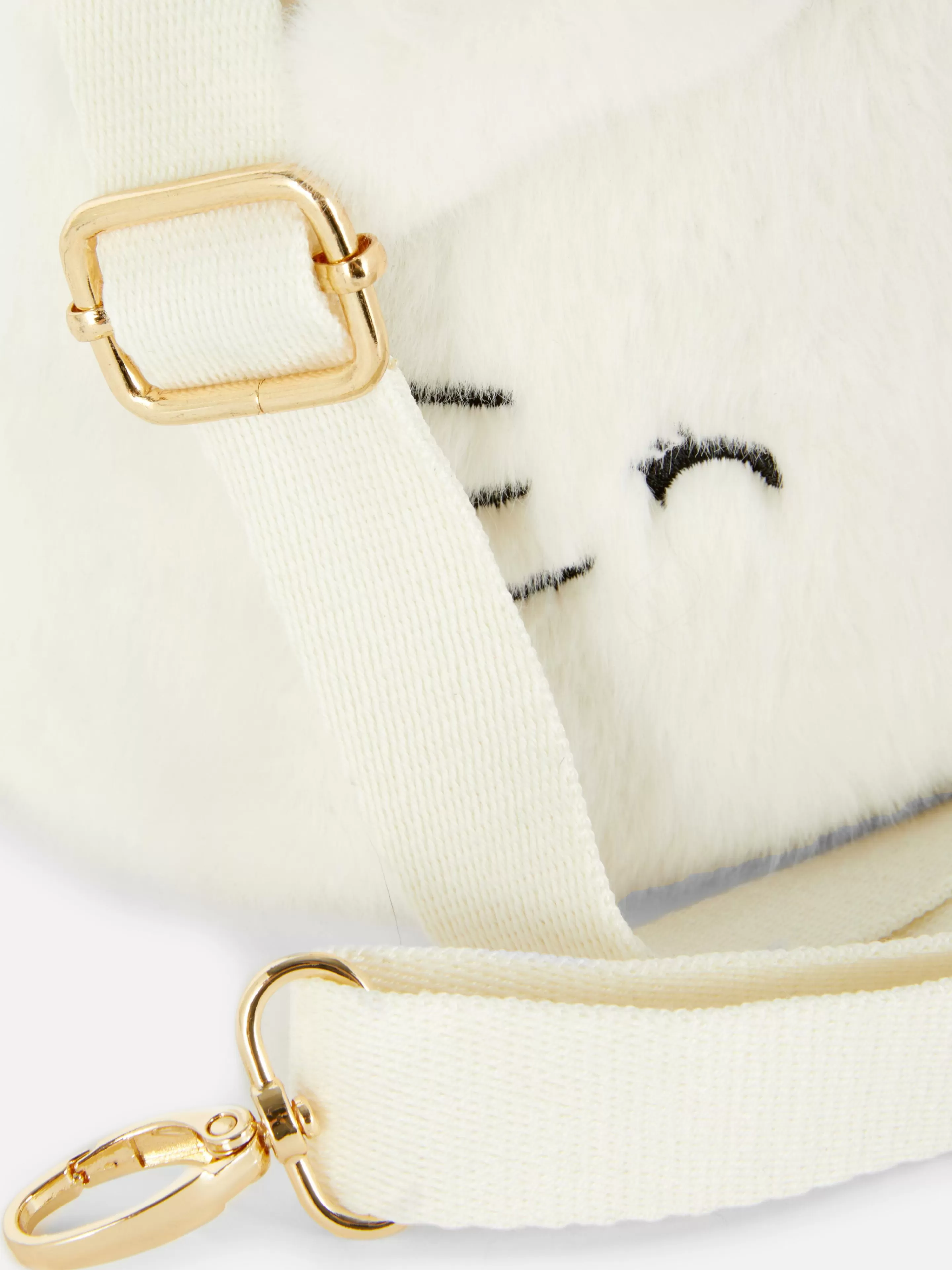 Primark Zaino a Tracolla Hello Kitty - Bianco Puro con Design Iconico e Cinturino Regolabile