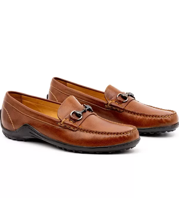 Martin Dingman - Mocassino Uomo con Fibbia Cavallino in Pelle Pregiata, Scarpe Eleganti da Ufficio con Fodera Morbida e Sottopiede Ammortizzante, Stile senza Tempo per Occasioni Formali e Casual