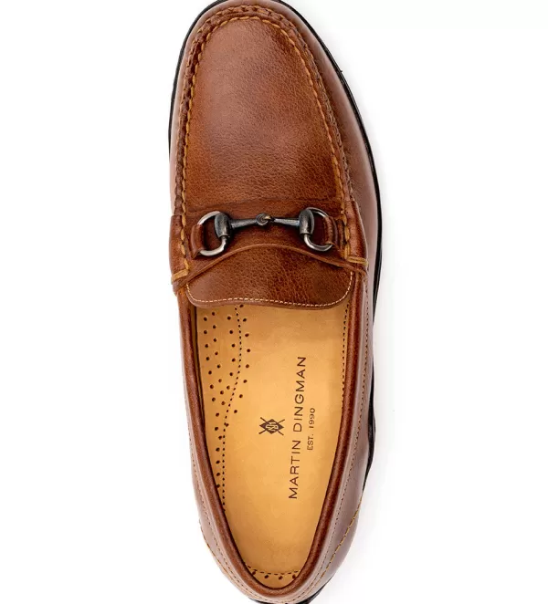 Martin Dingman - Mocassino Uomo con Fibbia Cavallino in Pelle Pregiata, Scarpe Eleganti da Ufficio con Fodera Morbida e Sottopiede Ammortizzante, Stile senza Tempo per Occasioni Formali e Casual