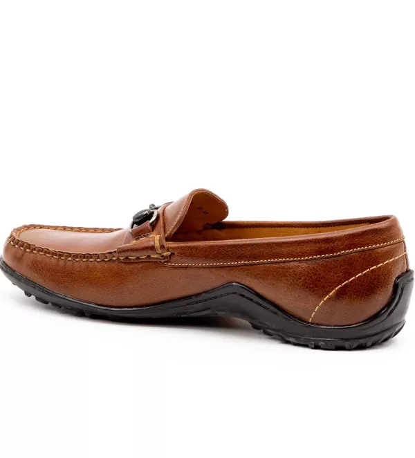 Martin Dingman - Mocassino Uomo con Fibbia Cavallino in Pelle Pregiata, Scarpe Eleganti da Ufficio con Fodera Morbida e Sottopiede Ammortizzante, Stile senza Tempo per Occasioni Formali e Casual