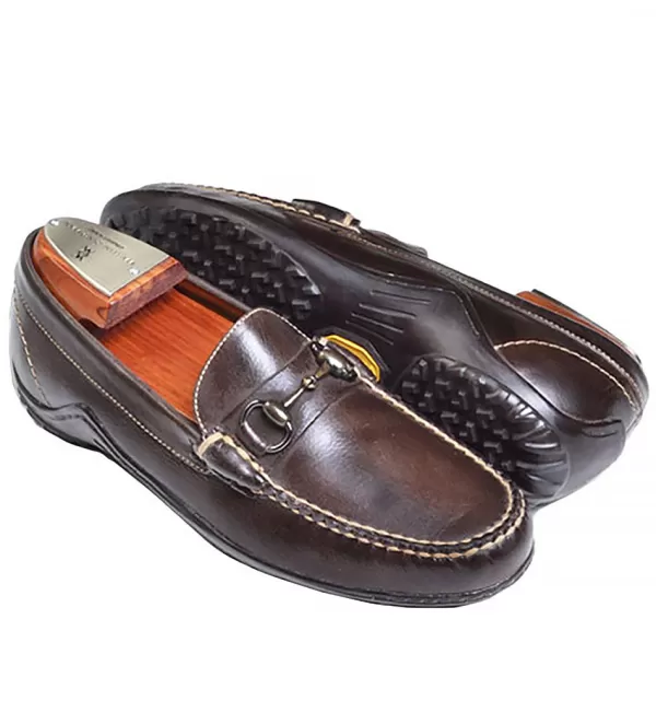 Martin Dingman - Mocassino Uomo con Fibbia Cavallino in Pelle Pregiata, Scarpe Eleganti da Ufficio con Fodera Morbida e Sottopiede Ammortizzante, Stile senza Tempo per Occasioni Formali e Casual