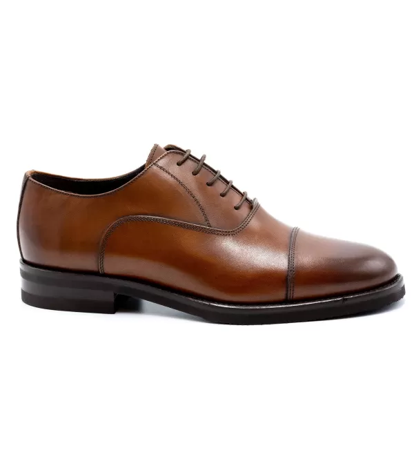 Scarpe Eleganti Uomo in Pelle con Punta Rinforzata - Calzatura Classica Campania di Martin Dingman con Dettagli Artigianali