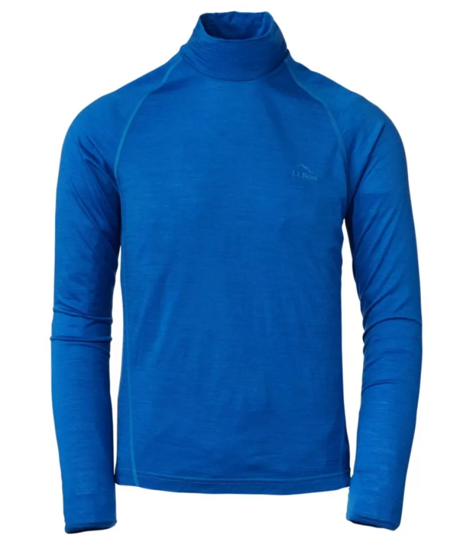 Maglia Termica a Righe Ultraleggero Cresta 150g per Uomo - Dolcevita Confortevole