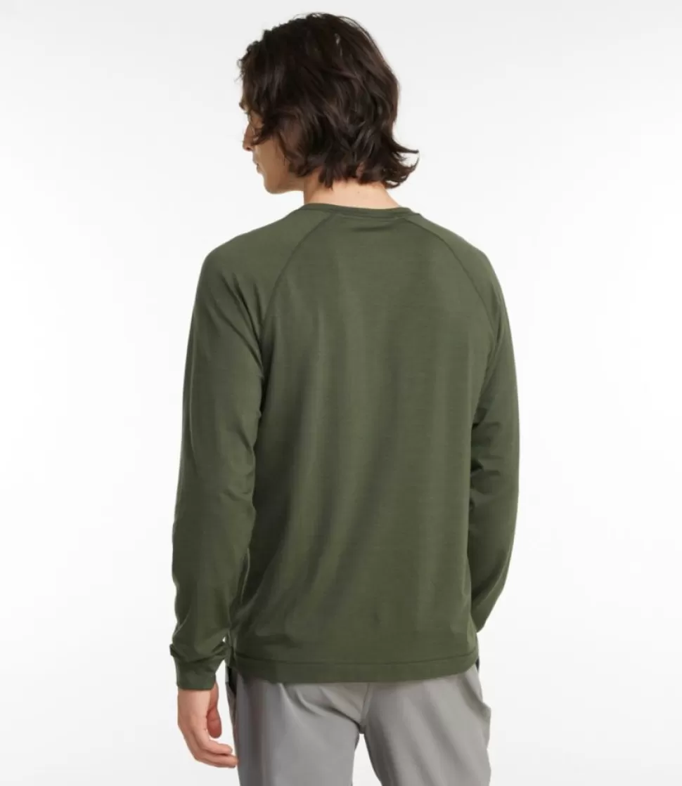 Promozione Maglie Encompass Uomo: Henley Sportivo in Tessuto Misto Lana Merino - Comodità per Attività e Casual