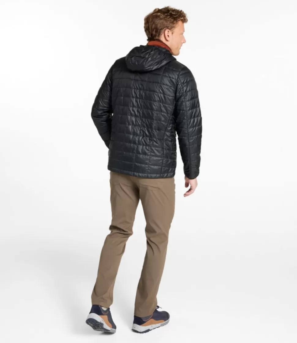 Giacca Uomo PrimaLoft con Cappuccio, Leggera e Termica - Design Pratico Ripiegabile per Outdoor