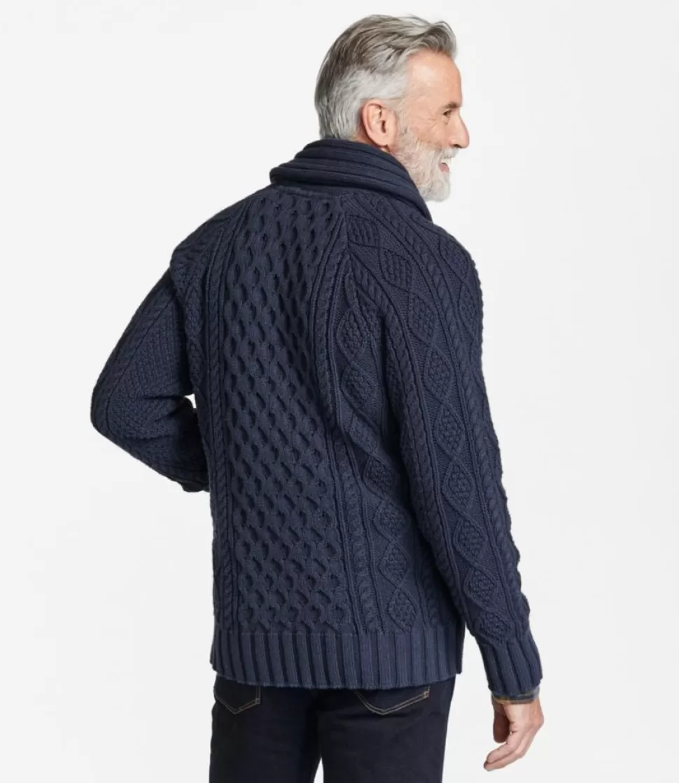 Promo Estiva Esclusiva - Cardigan Uomo in Cotone Rigato con Scollo Avvolgente, Maglione Classico Pescaturo a Coste Spesse, Dettaglio Mantella Oversize per Stagioni Fredde, Comodità e Stile Senza Tempo