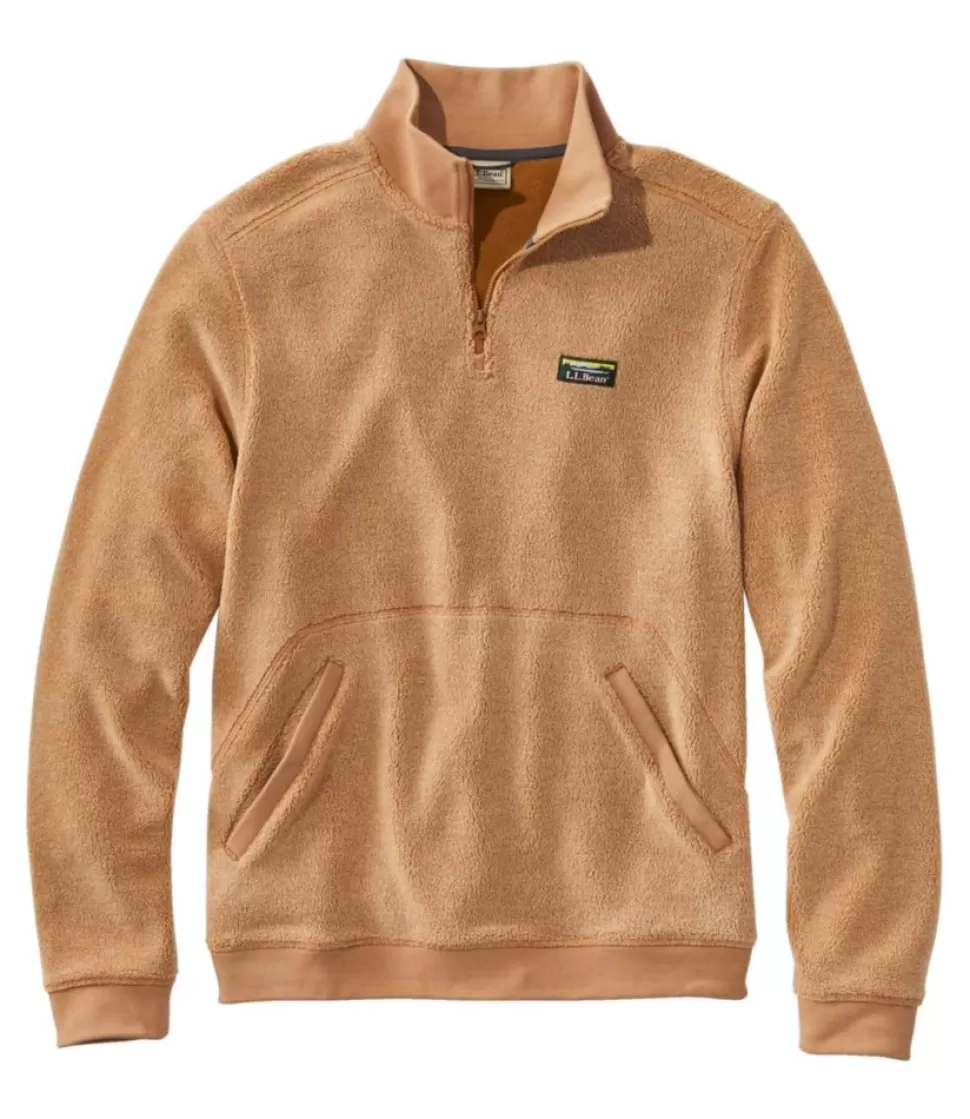 Giacca Uomo in Pile Sherpa Strutturato con Zip Parziale - Felpa Sportiva Comoda per Attività all'Aperto