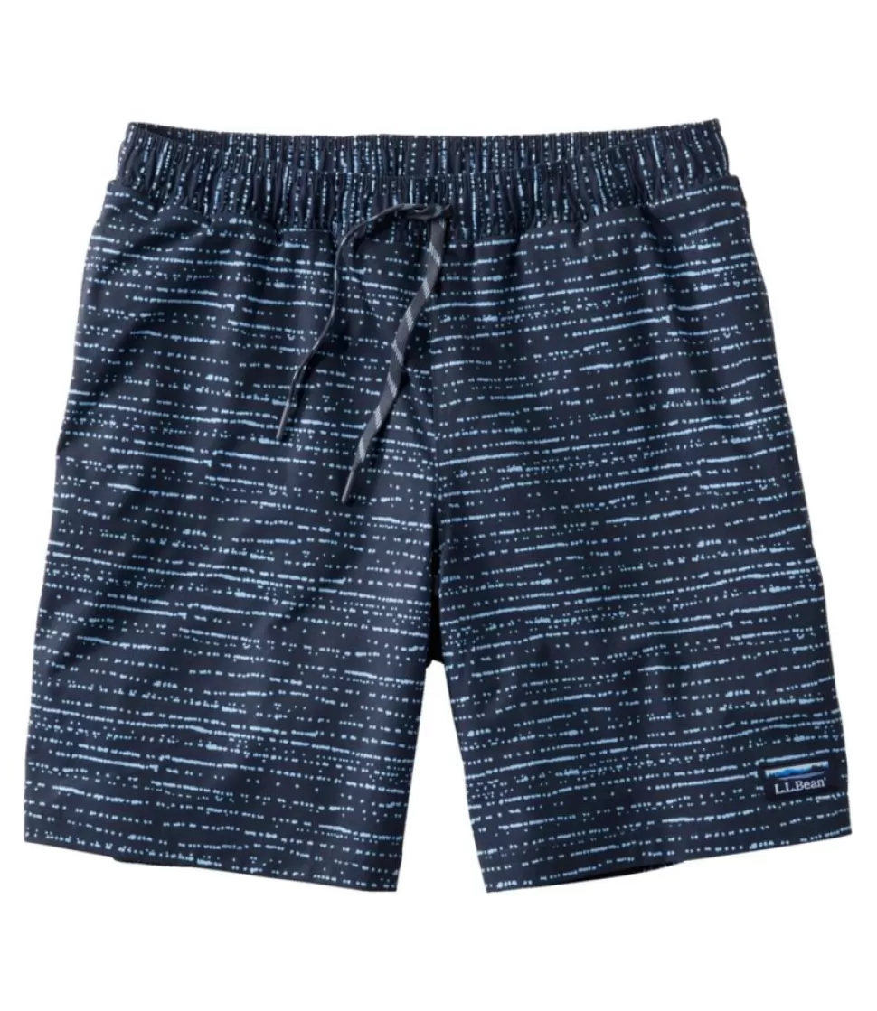 Pantaloncini da Nuoto Uomo Elasticizzati Stampa Tropicale, Modello Casual 8 Pollici - Ideali per Sport e Tempo Libero