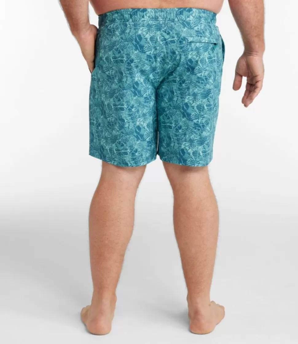 Pantaloncini da Nuoto Uomo Elasticizzati Stampa Tropicale, Modello Casual 8 Pollici - Ideali per Sport e Tempo Libero