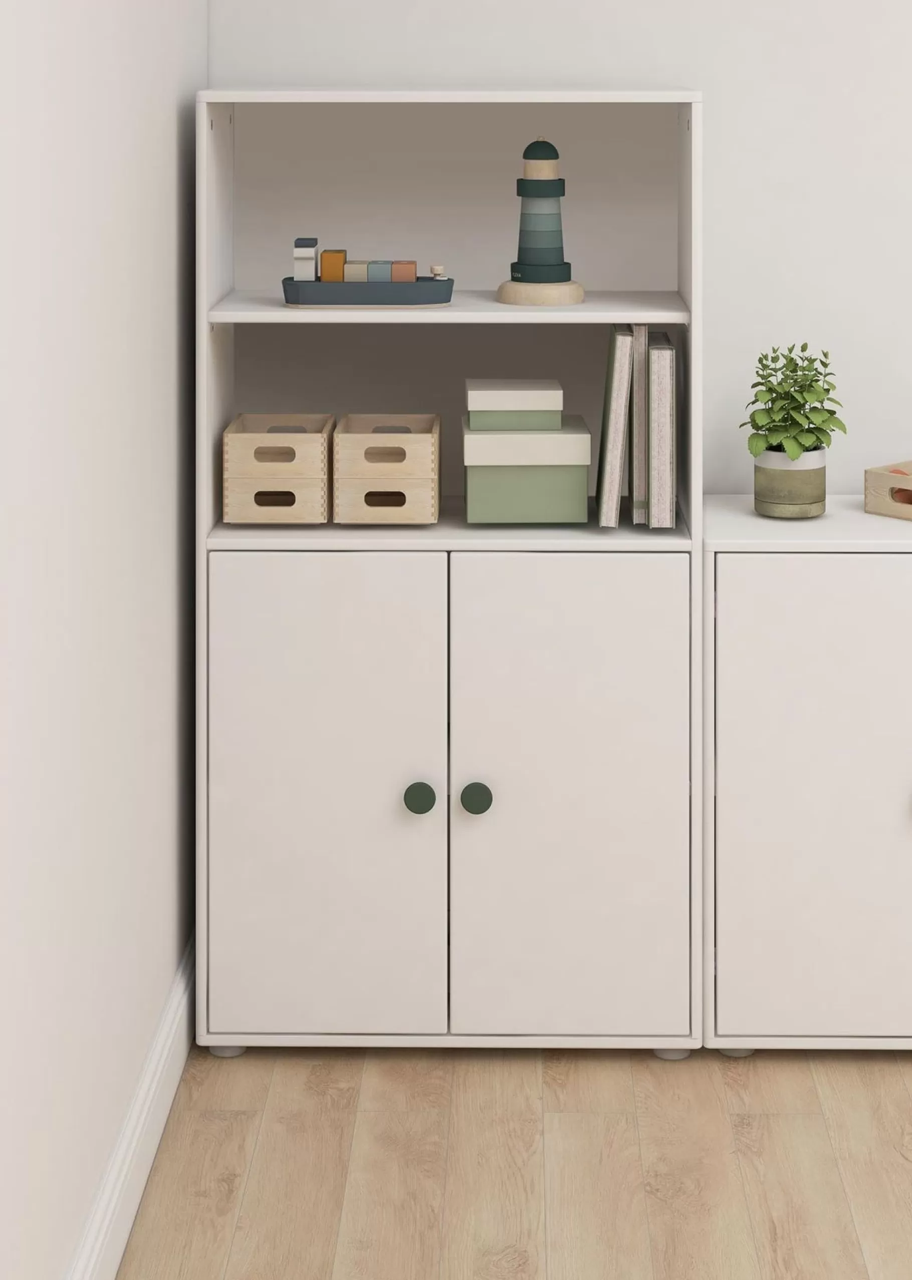 Ripiano Modulare FLEXA Skamler - Design Compatto a Doppia Livello, Ideale per Organizzazione Moderna