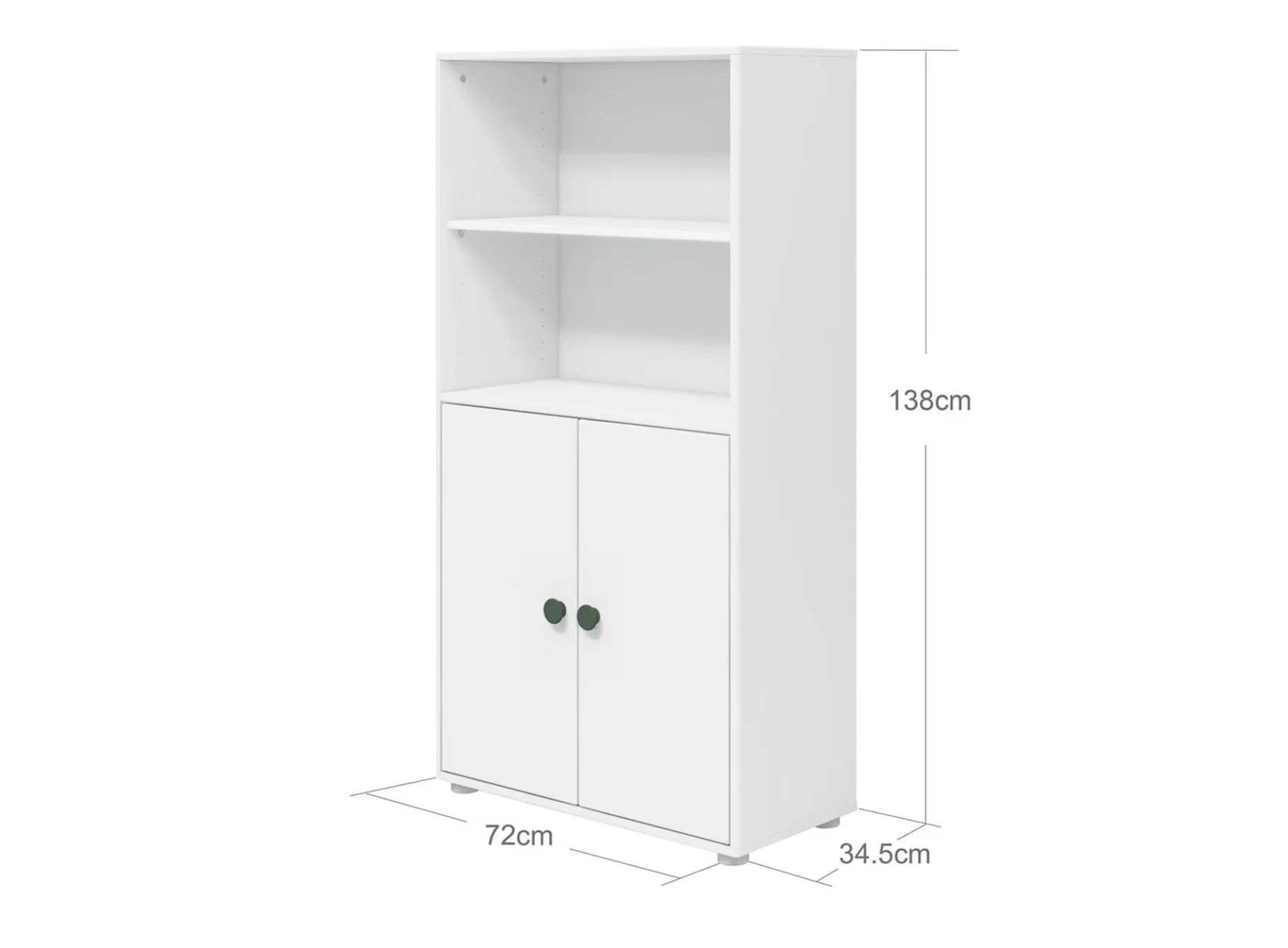 Ripiano Modulare FLEXA Skamler - Design Compatto a Doppia Livello, Ideale per Organizzazione Moderna