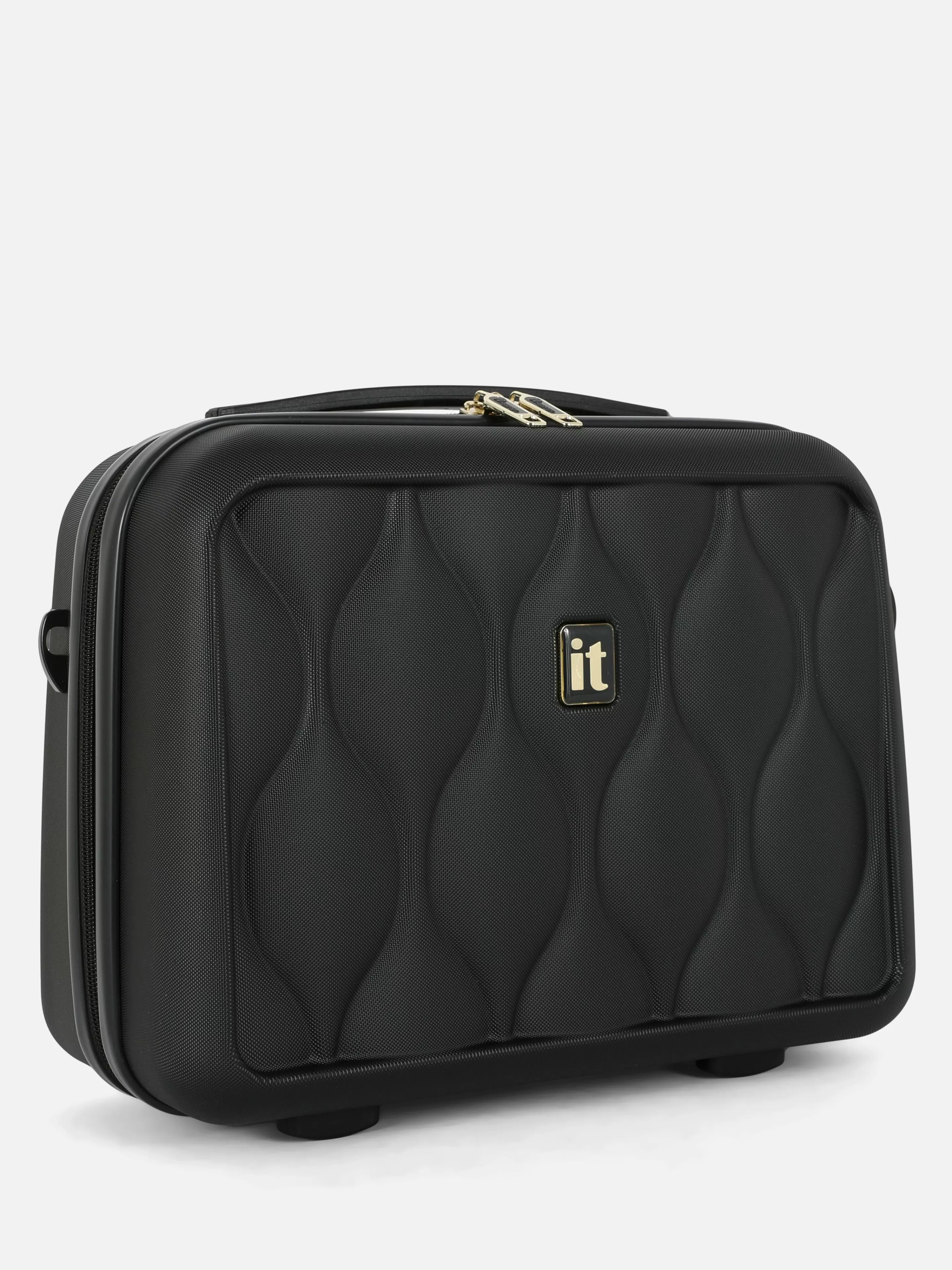 Primark Valigeria Rigida con Rivestimento Morbido - Necessaire da Viaggio Nero Elegante e Pratico