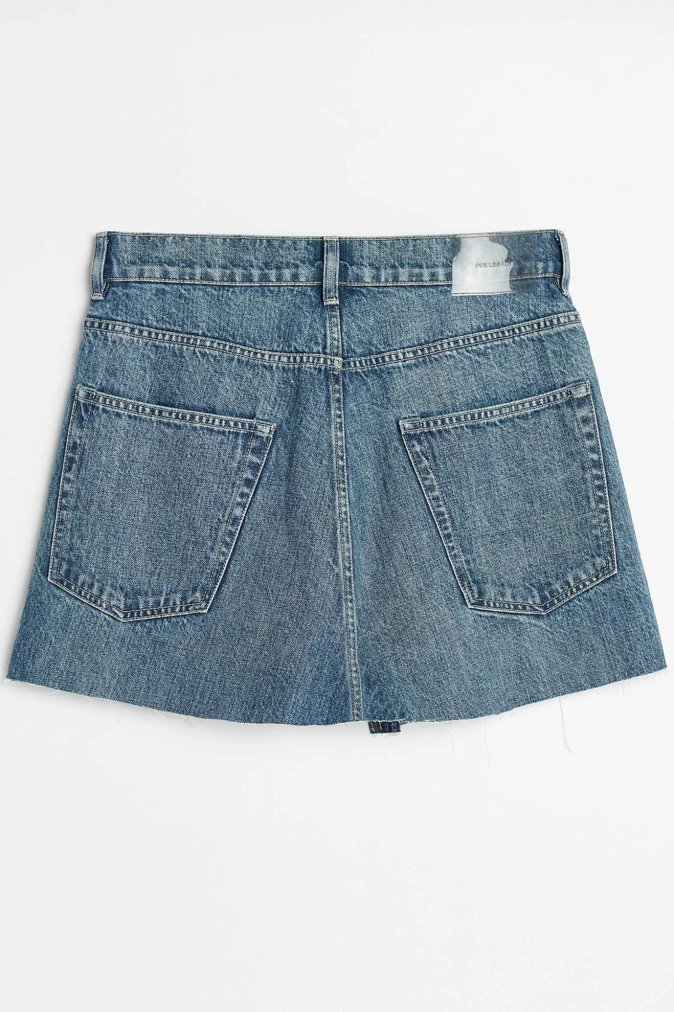 Our Legacy Gonna Avvolgente in Denim - Blu Medio Polvere con Taglio Vintage Stile Casual Chic