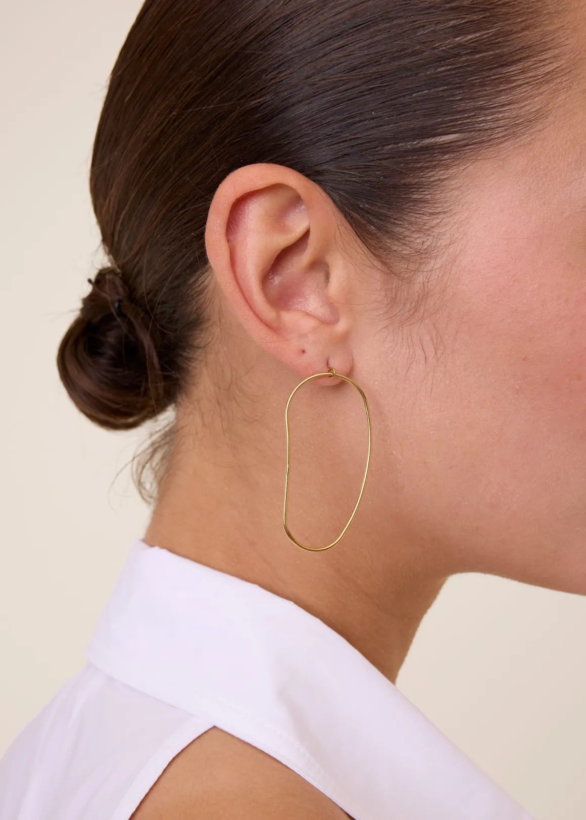 Orecchini placcati oro eleganti Vanilia Biologico – Gioielli artigianali premium