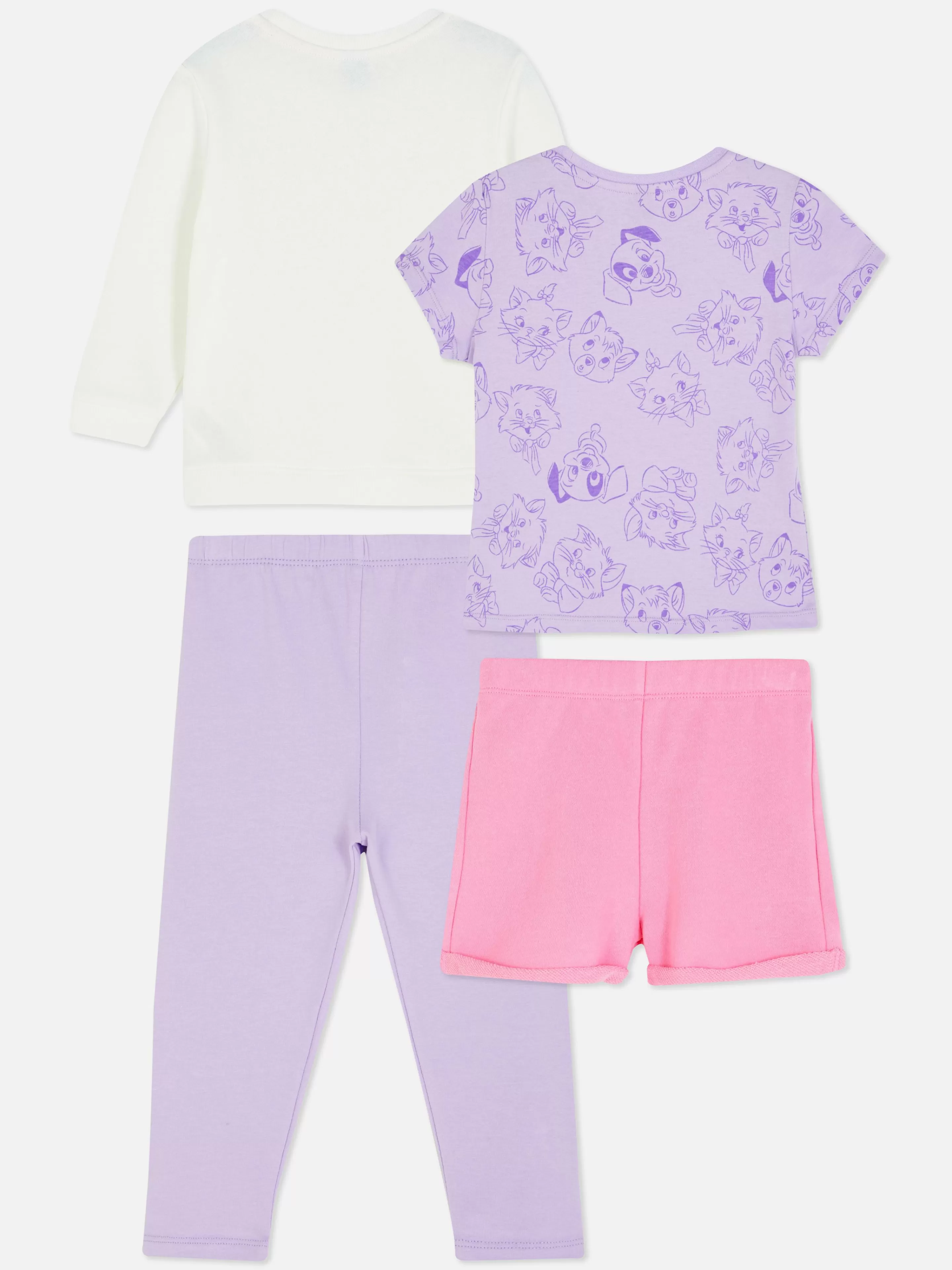 Pigiami Divertenti con Personaggi Disney Friends - Confezione da 2 Completi in Fantasia Multicolore di Primark