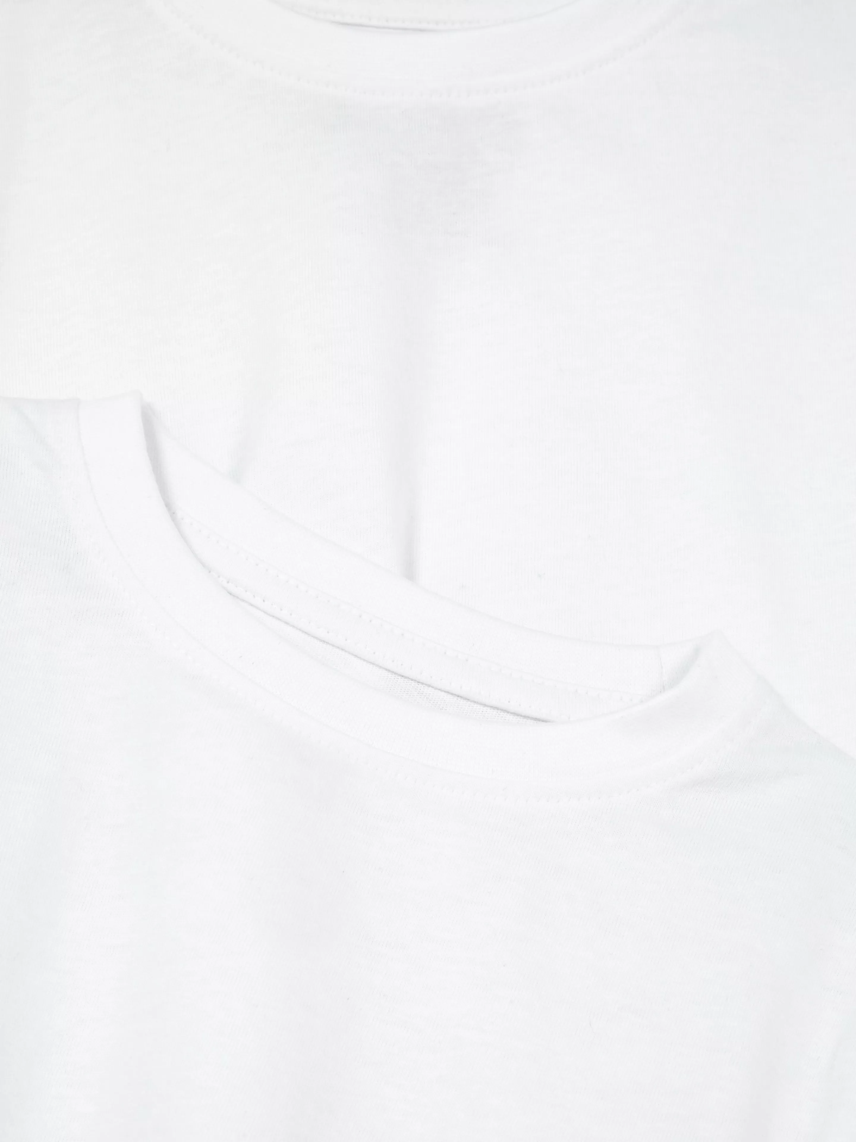 Magliette Essential Casual a Manica Corta - Confezione da 2 Pezzi Bianchi Primark per Ogni Giorno