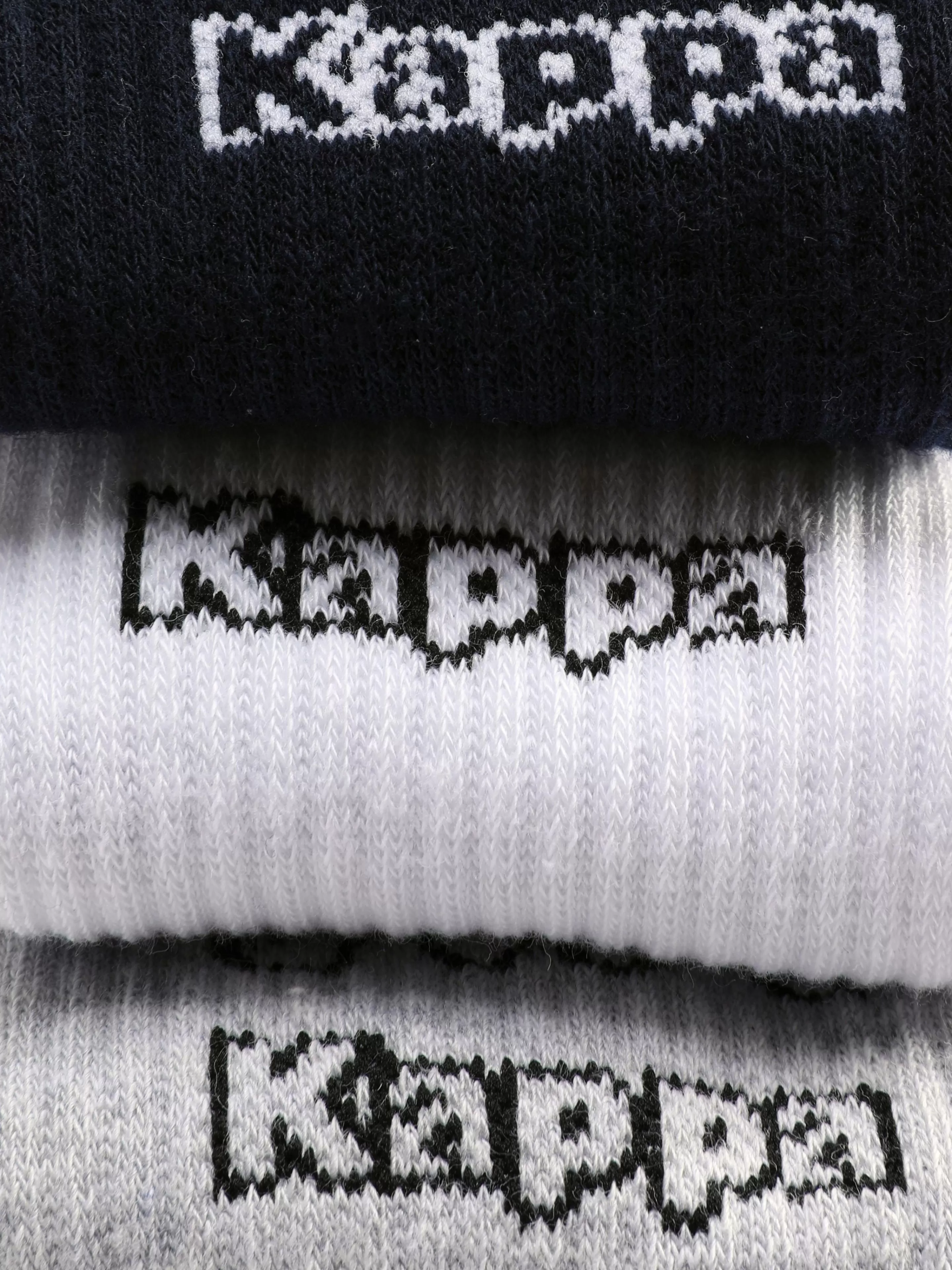 Calze Sportive Kappa x Primark - Confezione da 3 Paia con Design Vivaci - Multicolori per Abbigliamento Sportivo