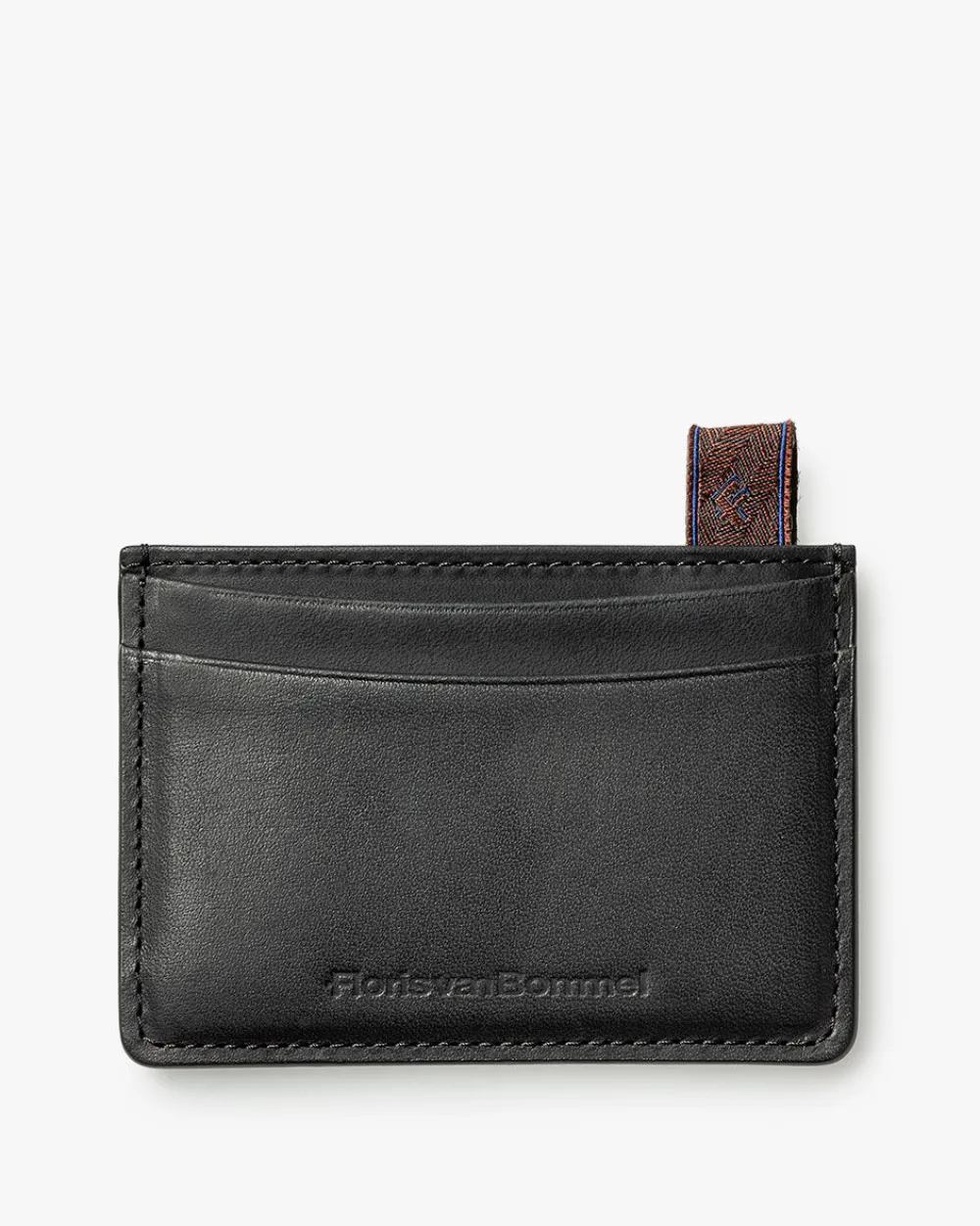 Portafoglio Uomo in Pelle Nera Floris van Bommel - Portadocumenti Compatto con Design Essenziale, Portacarte Elegante per Accessori da Taschino