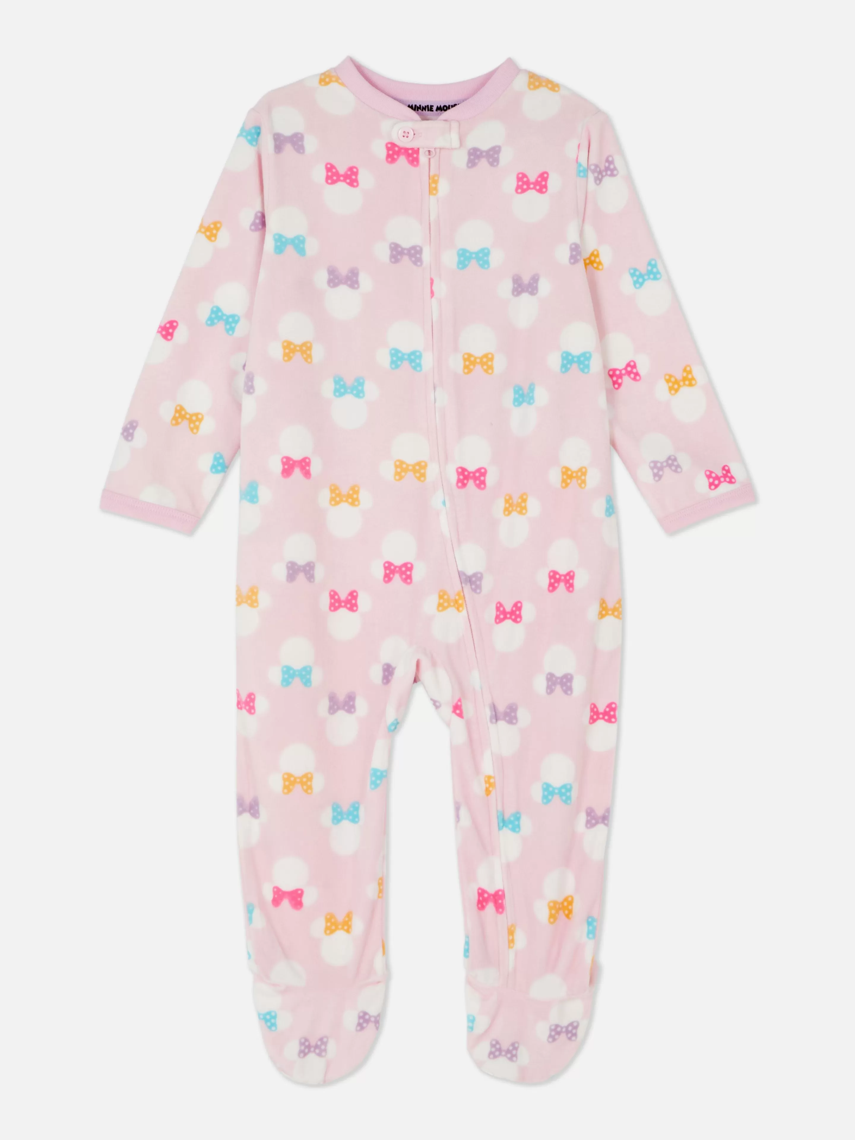 Pigiami Morbidi in Peluche Rosa con Stampa Minnie Mouse Disney - Tute per Neonati e Indumenti per la Nanna by Primark
