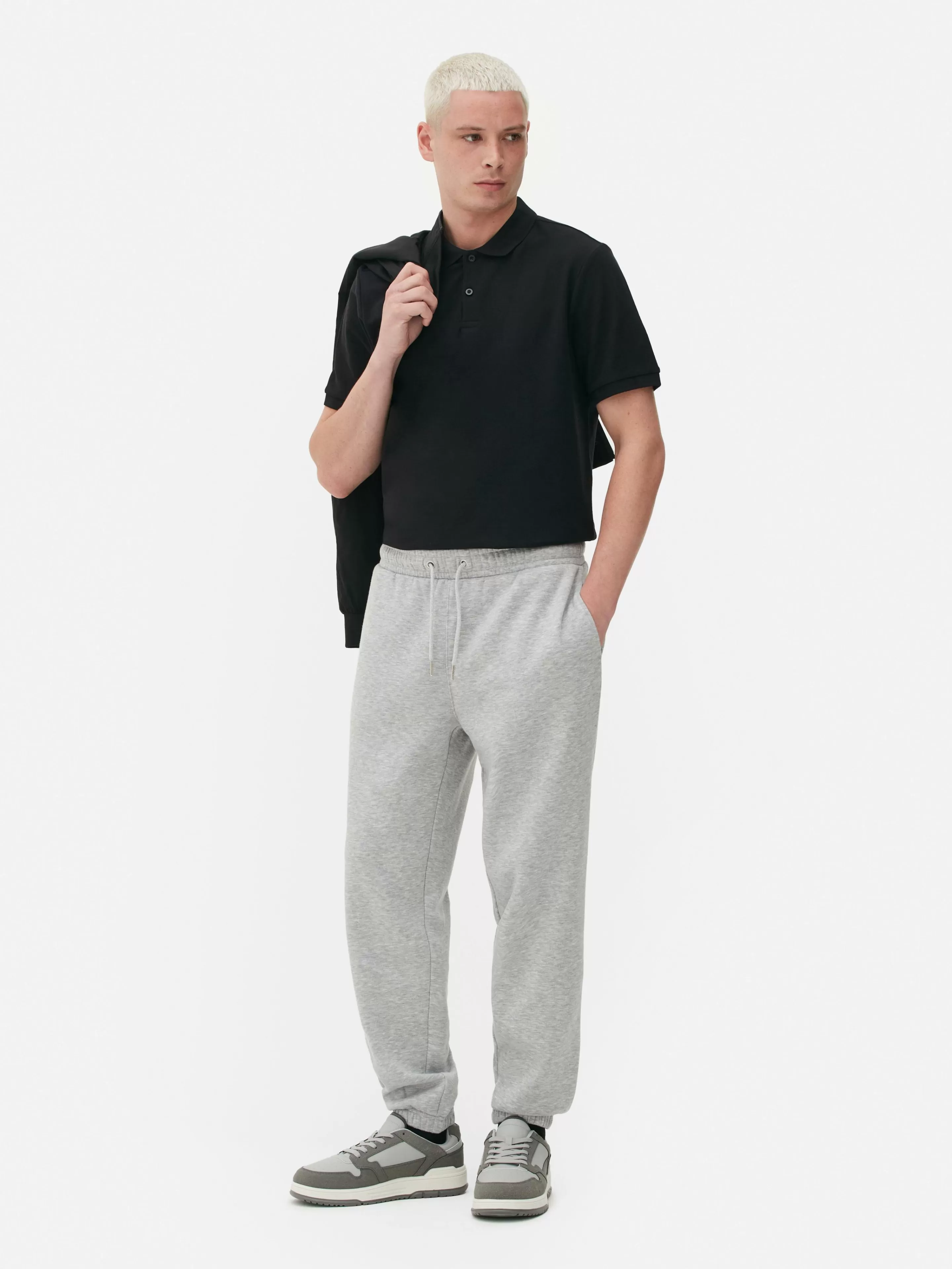 Primark Maglia Polo Classica in Piqué Nero - Moda Essenziale Uomo