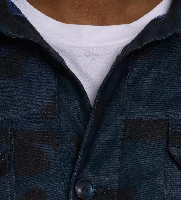 Robert Graham: Giubotto in Stile Camicia con Maniche Lunghe - Maglia Sportiva Avventurosa con Design Funzionale ed Elegante per Tutto il Giorno (Edizione Limitata Autunno/Inverno)