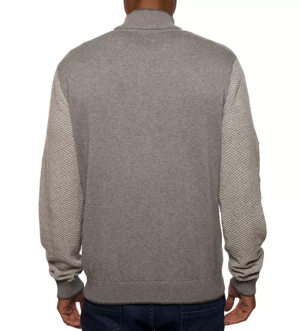 Robert Graham, Maglione Con Mezza Zip Lattace - Intimo Invernale Morbido per Stilizzazione a Strati
