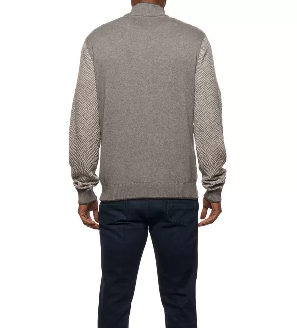 Robert Graham, Maglione Con Mezza Zip Lattace - Intimo Invernale Morbido per Stilizzazione a Strati