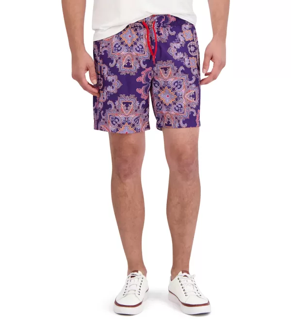 Robert Graham - Loki Costume Da Bagno in Tessuto A Trama - Modello Estivo per Uomo, Abbigliamento Balneare