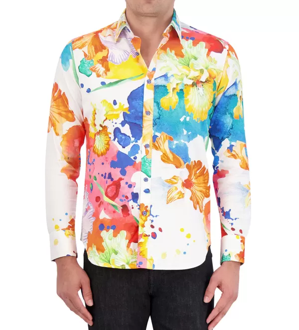 Robert Graham Camicia Sportiva Sorrentine Manica Lunga - Abbigliamento Casual Elegante con Design Italiano