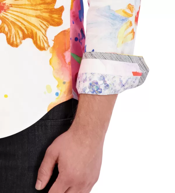 Robert Graham Camicia Sportiva Sorrentine Manica Lunga - Abbigliamento Casual Elegante con Design Italiano