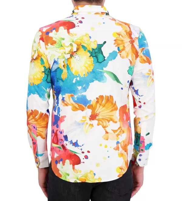 Robert Graham Camicia Sportiva Sorrentine Manica Lunga - Abbigliamento Casual Elegante con Design Italiano