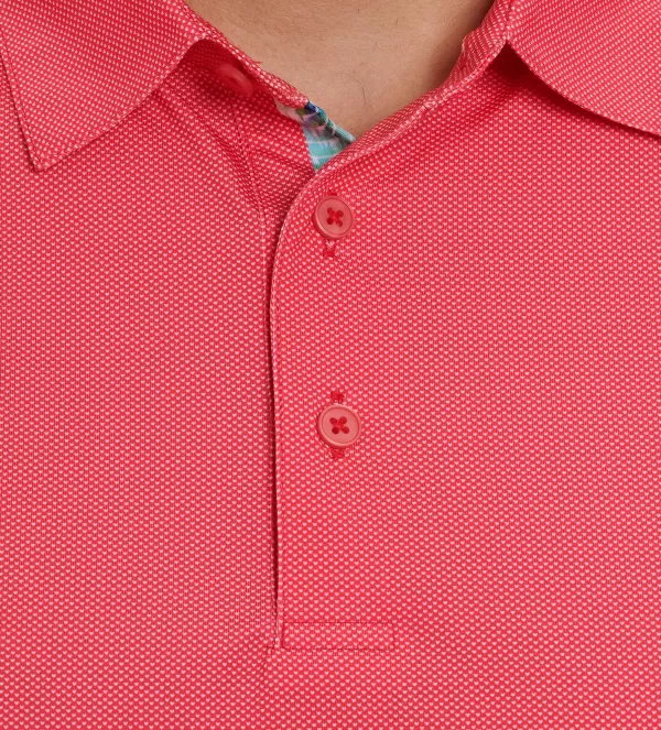 Robert Graham: Maglia Polo Maniche Corte Hyde - Lavorazione a Maglia Confortevole per Stile Casual