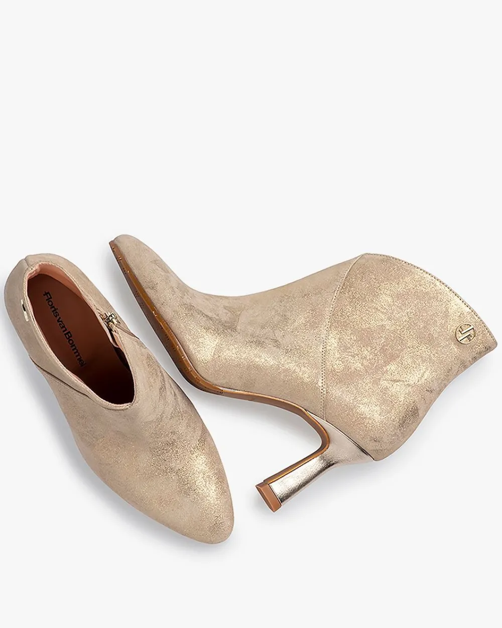 Floris van Bommel Stivaletti Donna Saxi 02.15 - Eleganti alla Caviglia in Pelle per Autunno/Inverno