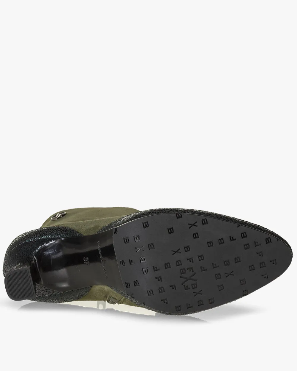 FLORIS VAN BOMMEL® Stivali Saxi 01 - Scarpe Weekend Donna Invernali 2024 | Tacco Comodo con Pelliccia Interna