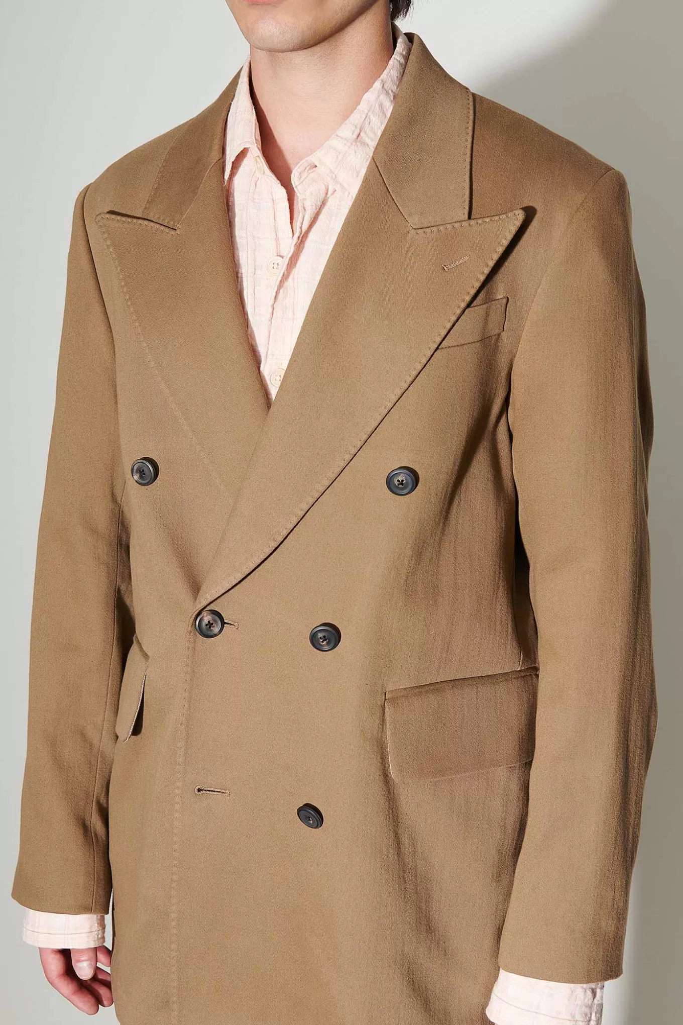 Giacca Elegante Our Legacy Passning in Tessuto Satinato Verde Militare - Moderno Taglio Db con Finiture Pregiate