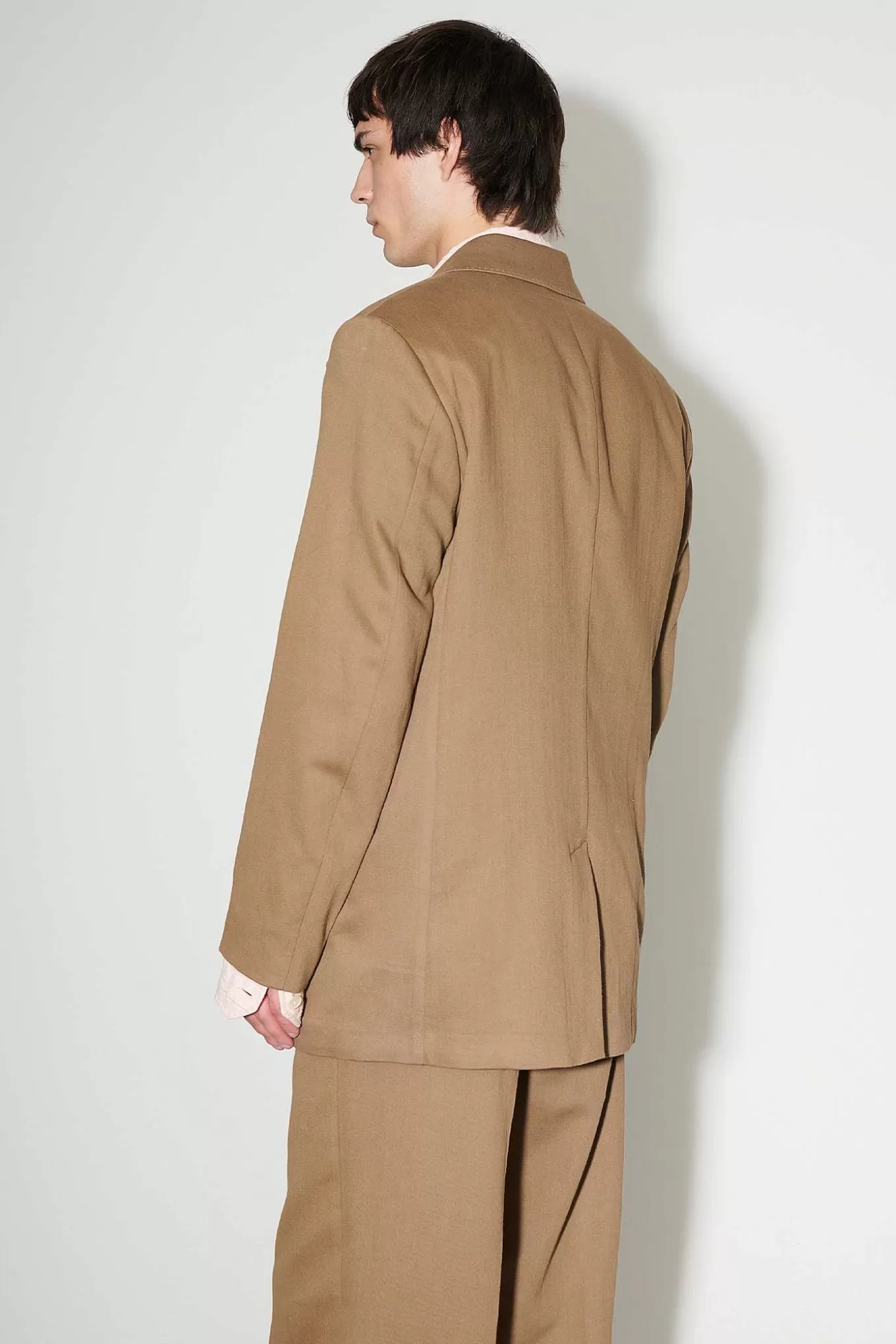 Giacca Elegante Our Legacy Passning in Tessuto Satinato Verde Militare - Moderno Taglio Db con Finiture Pregiate