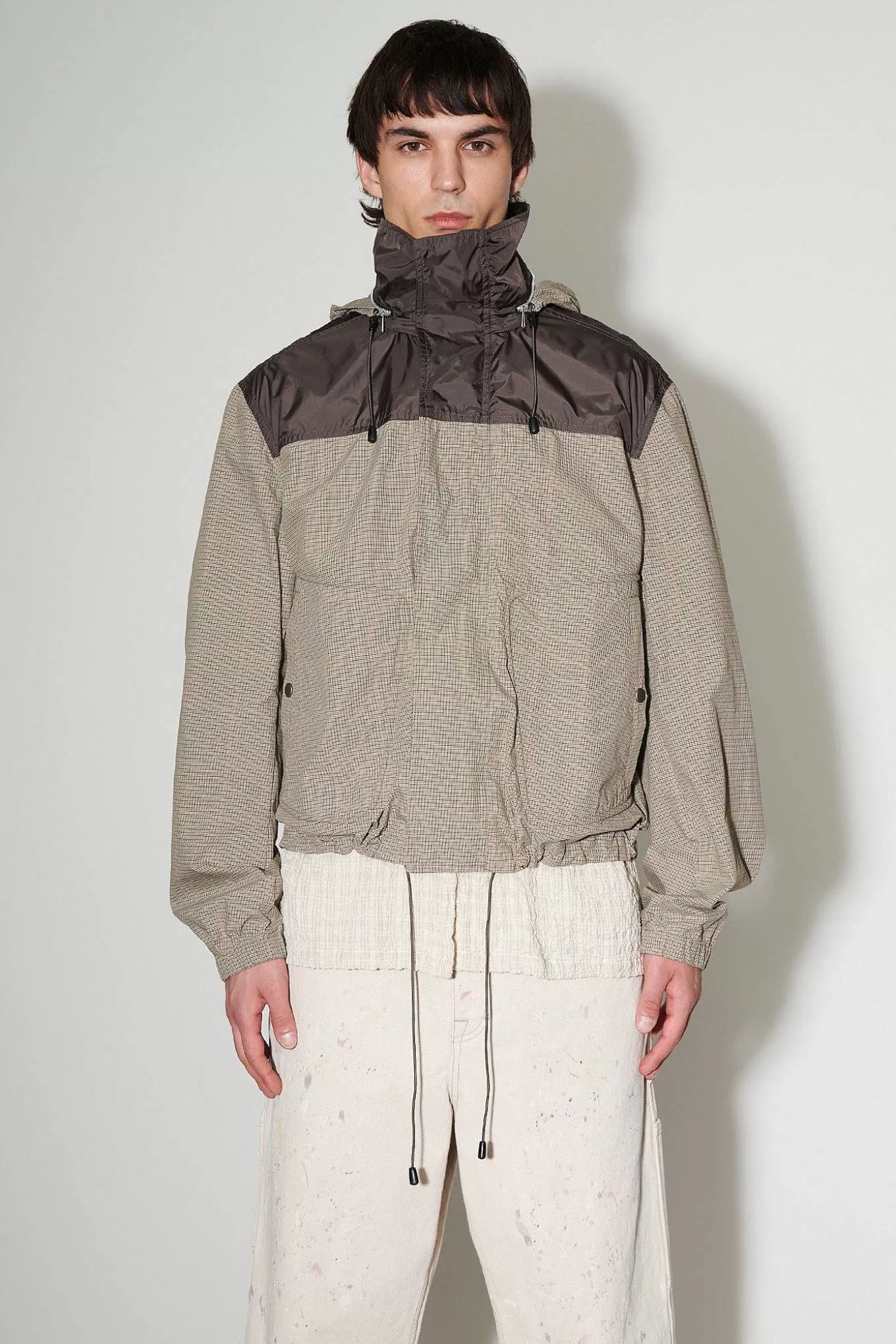 Giacca Tecnica Shigatsu in Cordura e Cotone - Design a Scacchi Bukhansan by Our Legacy