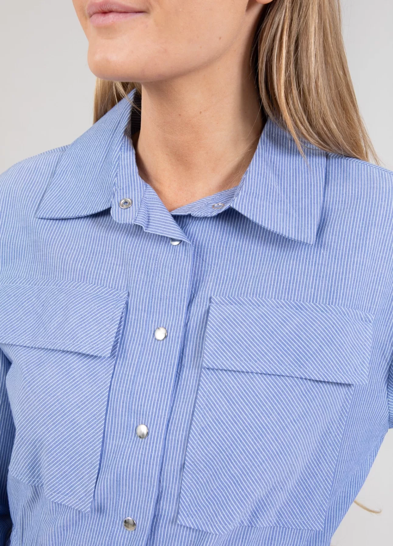 Abito Camicia Elegante con Dettaglio Chambray - Coster Copenhagen Da Donna, Nuova Collezione Primavera-Estate 2024